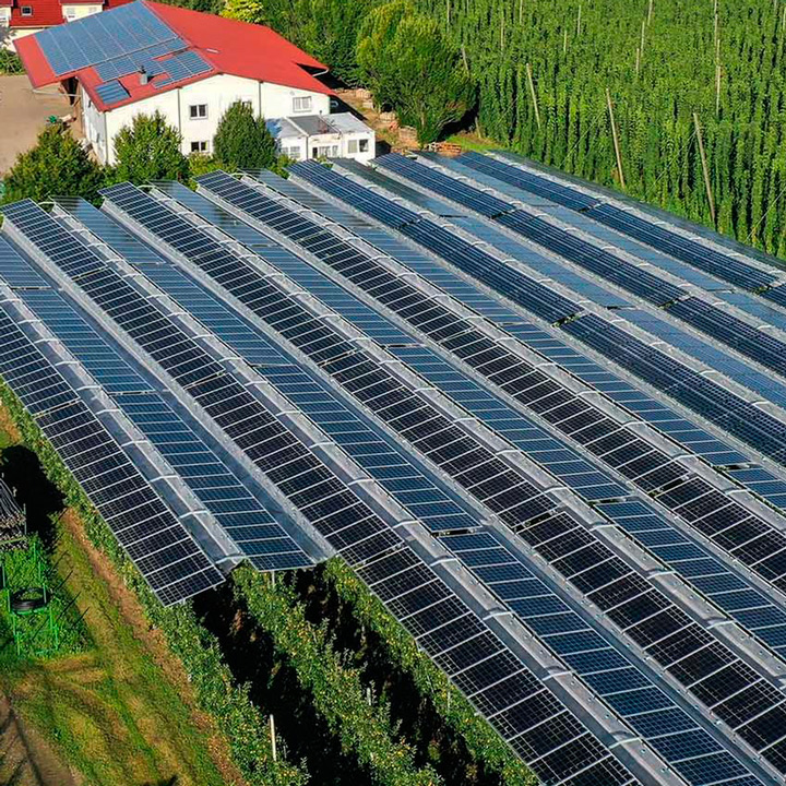 strutture per l'agrovoltaico